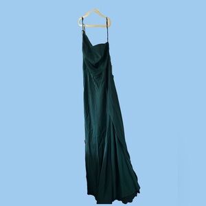 Birdy Grey Emerald Satin Bridesmaids Dress
